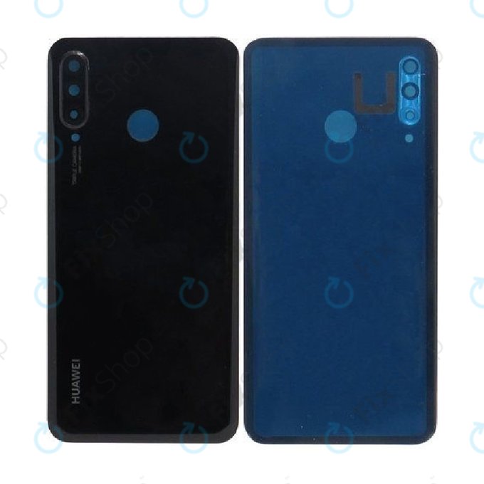 Заден капак комплект за Huawei P30 Lite, Midnight Black
