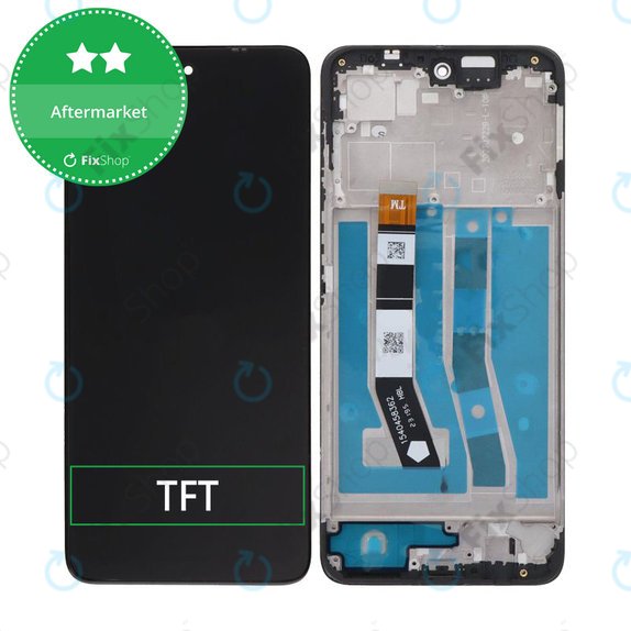 дисплей за Motorola Moto G54 XT2343, Тъчскрийн и рамка, Midnight Blue, TFT