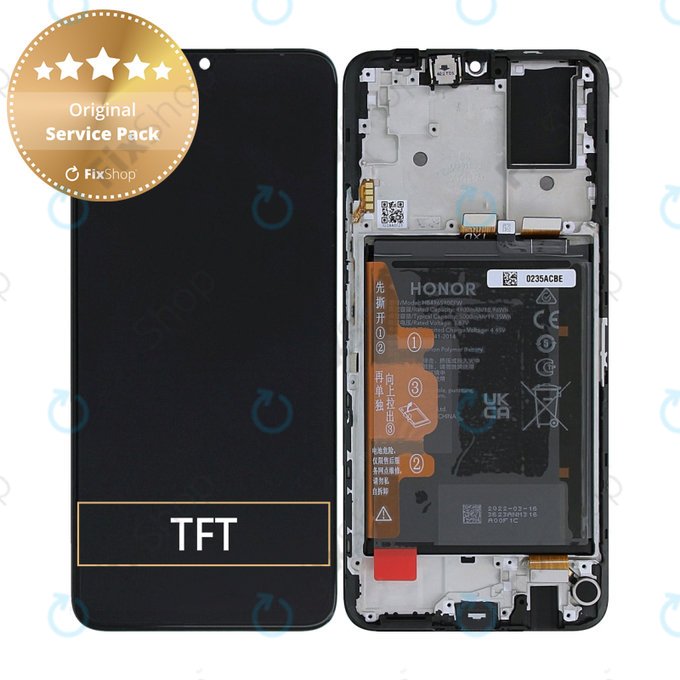 дисплей за Xiaomi 11 Lite 5G NE 2109119DG 2107119DC, Тъчскрийн и рамка с батерия, 56000Q0K9D00, Peach Pink, Genuine Service Pack