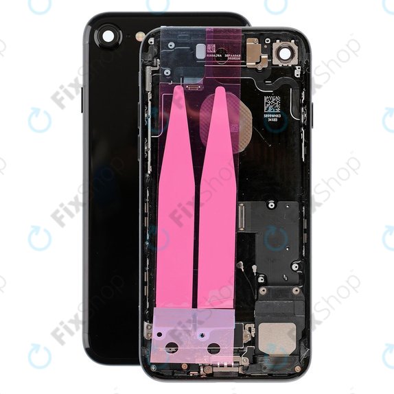 Заден калъф със малки части за iPhone 7, Jet Black