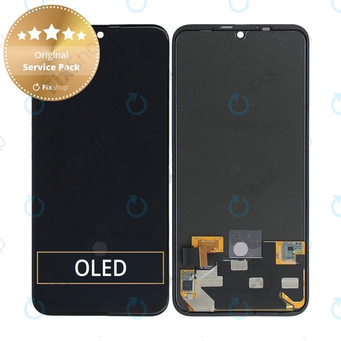 дисплей OLED за Motorola One Zoom XT2010, Тъчскрийн без рамка, 5D68C14653, 5D68C14653PW, SD68D06878RR, Genuine Service Pack