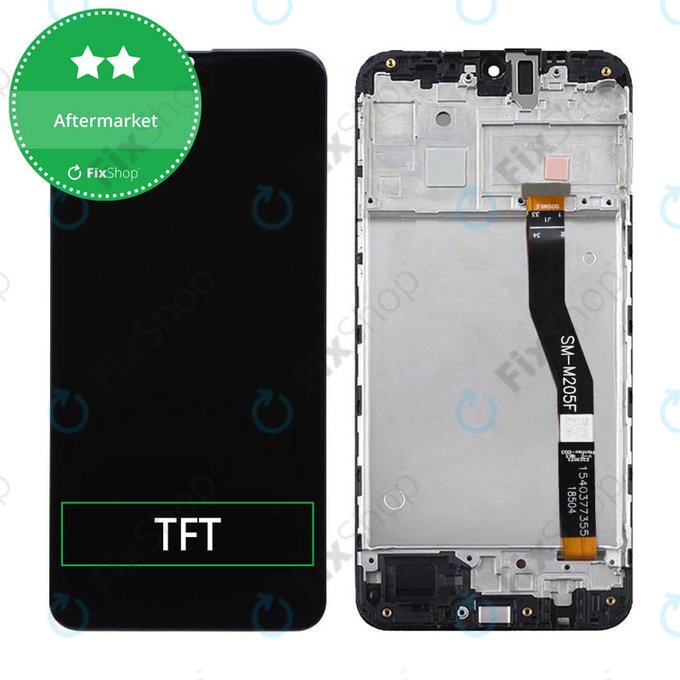 дисплей за Samsung M20 M205F, тъчскрийн, черен, Black, TFT