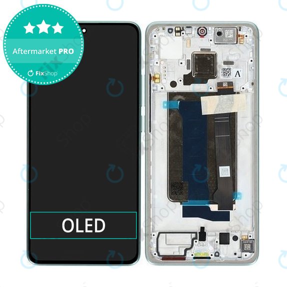 Дисплей OLED за Xiaomi Poco X7 Pro, Green, Тъчскрийн с рамка