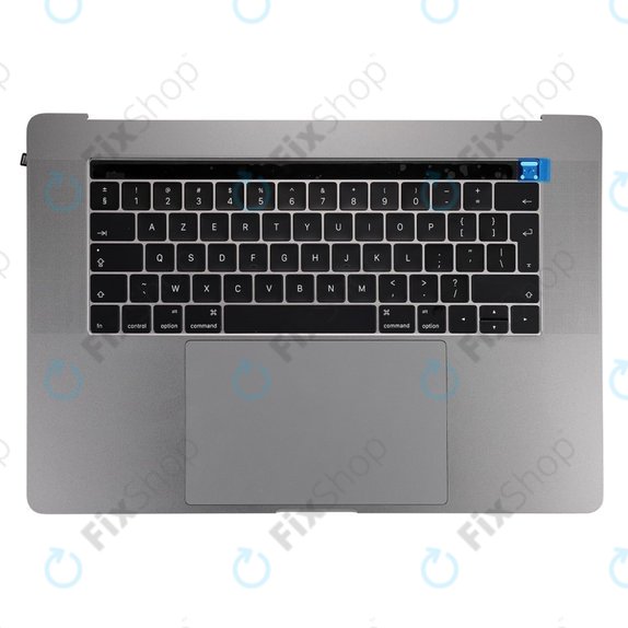 Горна рамка с клавиатура, микрофон, тъчпад и говорители за MacBook Pro 15" A1707 (късна 2016 – средата на 2017), UK, Space Gray