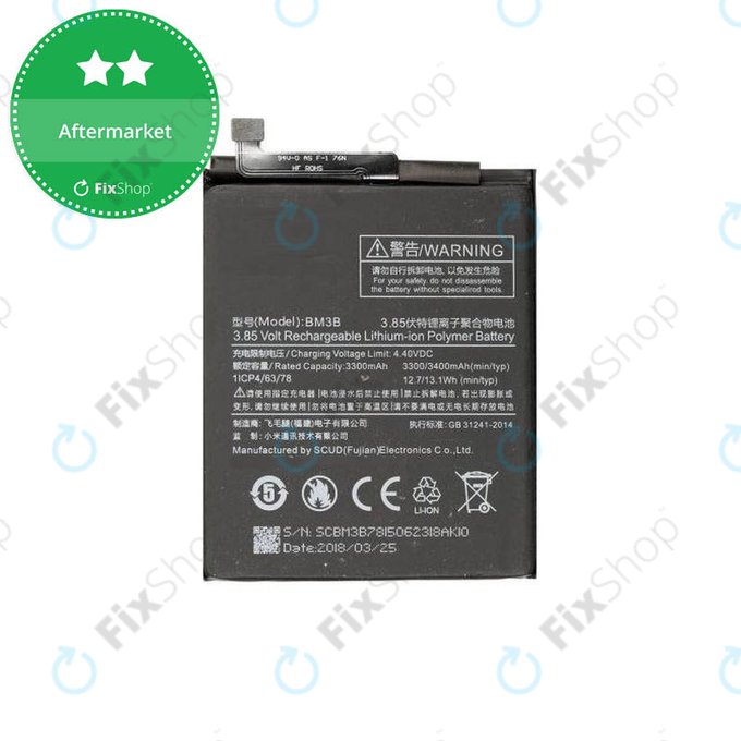 Батерия за Xiaomi Mi Mix 2, 2S, BM3B, 3400mAh