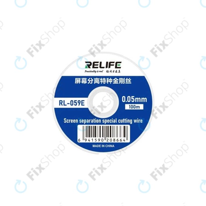 Тел за разделяне на LCD дисплеи, 0.05mm x 100m, Relife RL-059E