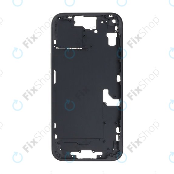 Средна рамка за iPhone 15 Plus, черен, Black