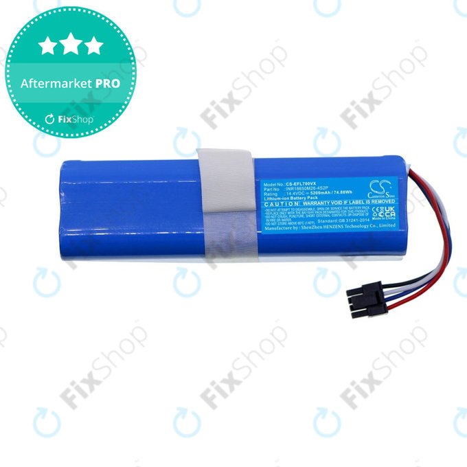 Батерия за Eufy Robovac L70 Hybrid, 5200mAh, Li-Ion, 14.4V, D080-4S2P, HQ