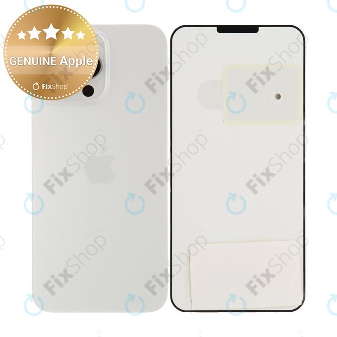 Стъкло на задния корпус за iPhone 15 Pro Max, White Titanium, 661-36908, Genuine Apple