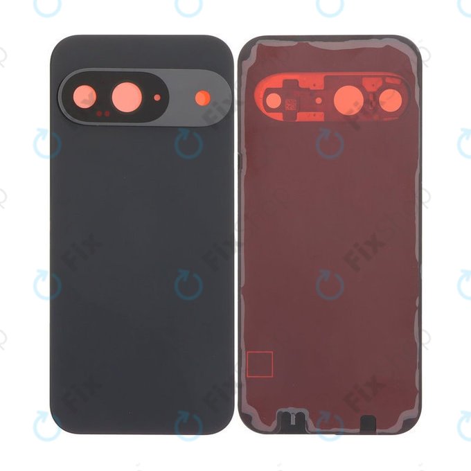 Заден капак комплект за Google Pixel 9, Obsidian