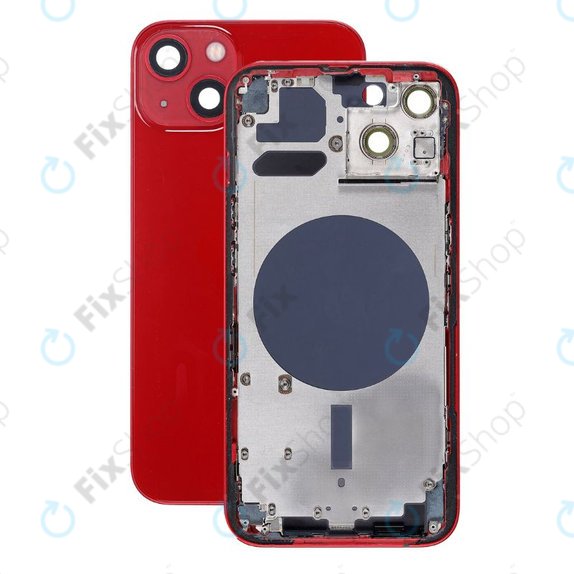 Заден калъф за iPhone 13, червен, Red