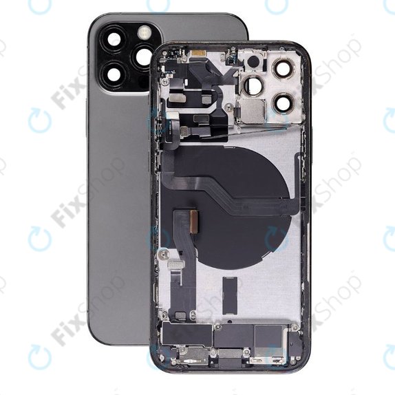 Заден калъф със малки части за iPhone 12 Pro, Graphite