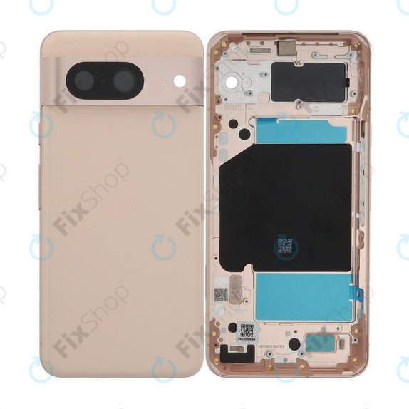 Заден капак комплект за Google Pixel 8, Rose