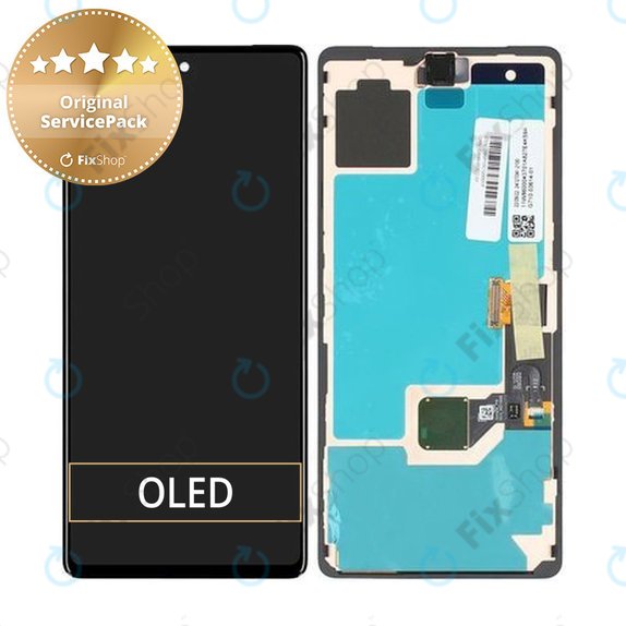 дисплей OLED за Google Pixel 7 GVU6C GQML3, Тъчскрийн без рамка, G949-00322-01, Genuine Service Pack