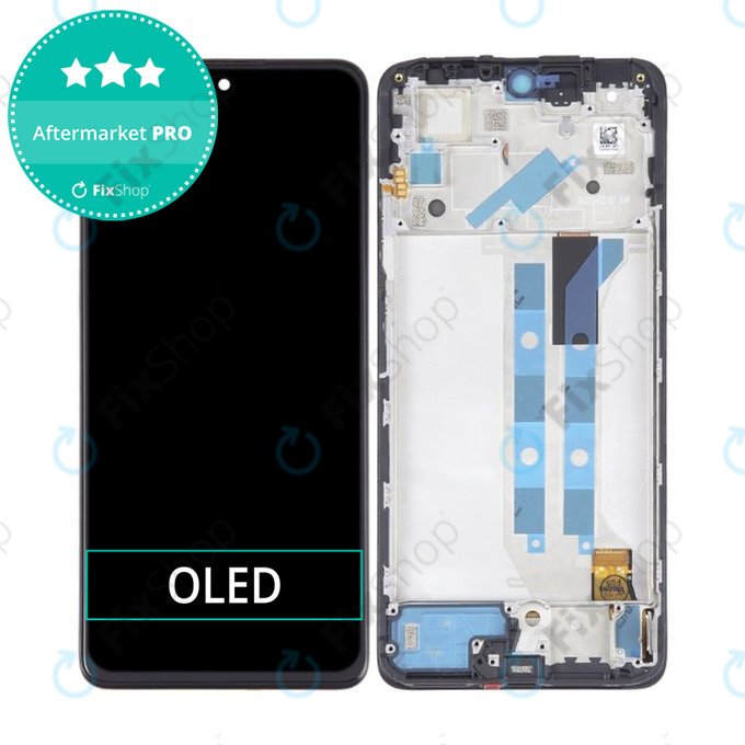 дисплей OLED за Xiaomi Redmi Note 12 Pro 4G 2209116AG, Тъчскрийн и рамка