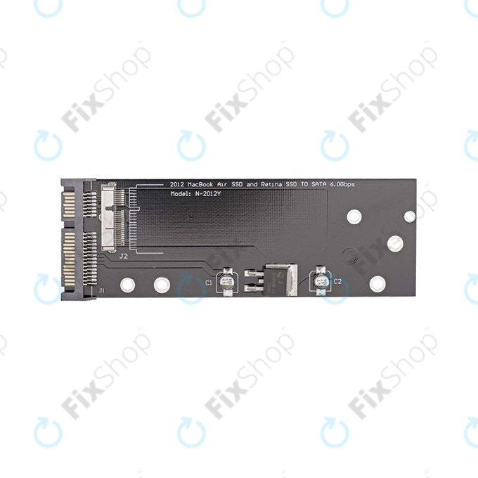 2.5 SATA 3.0 SSD адаптер за MacBook Air 11" A1465, 13" A1466, Pro 13" A1425, 15" A1398 (среден 2012, късен 2012)