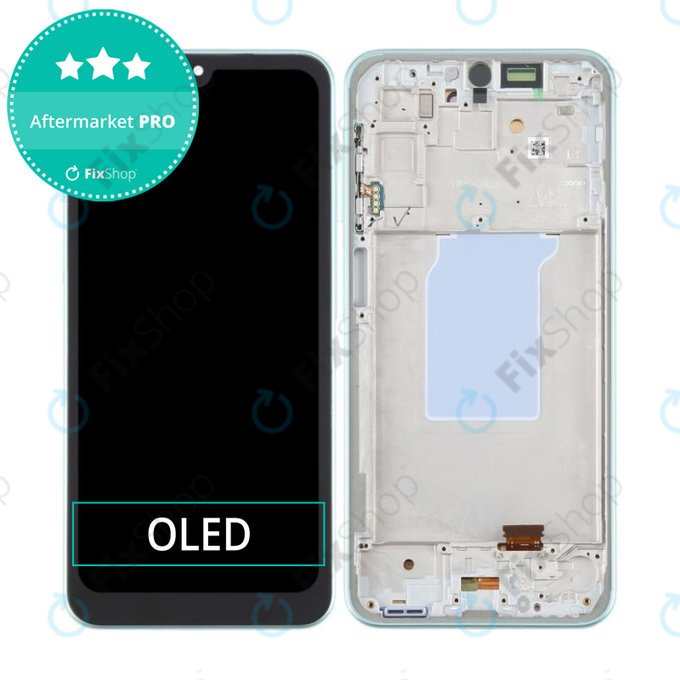 Дисплей OLED за Samsung A26 A266E, Mint, Тъчскрийн с рамка