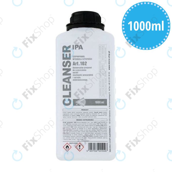 100% ИЗОПРОПИЛОВ АЛКОХОЛ, 1000мл, Cleanser IPA
