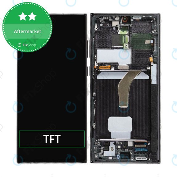дисплей за Samsung S22 Ultra S908B, тъчскрийн, Phantom Black, TFT