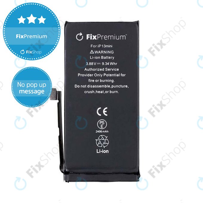 Батерия за iPhone 13 Mini, 2406mAh, DIAGNOSTIC