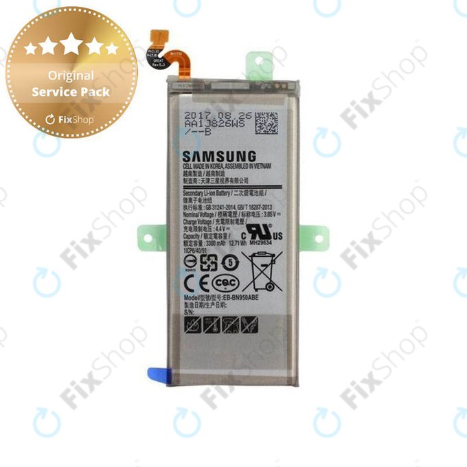 Батерия за Samsung Note 8 N950FD, EB-BN950ABE, EB-BN950ABA, 3300mAh, GH82-15090A, Genuine Service Pack