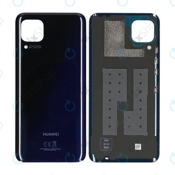 Капак на батерията за Huawei P40 Lite, 02353MVD, Midnight Black, Genuine Service Pack