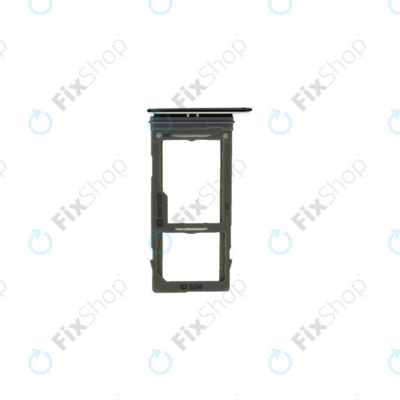 SIM + SD държач за Samsung S9 G960F, Midnight Black