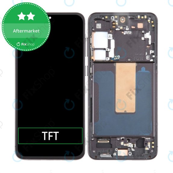 дисплей за Samsung S23 Plus S916B, Тъчскрийн и рамка, Phantom Black, TFT