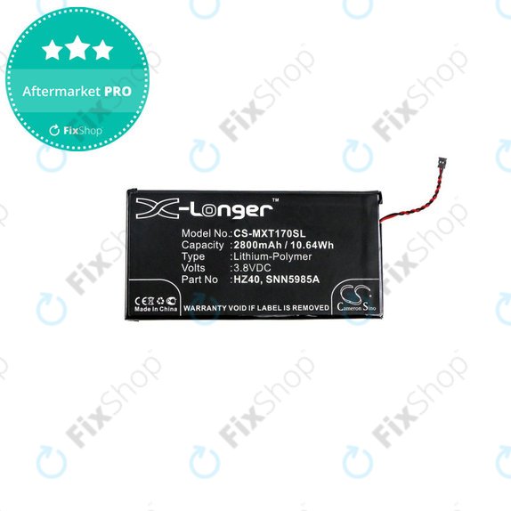 Батерия за Motorola Moto Z2 Play XT1710-09, 2800mAh, Li-Pol, 3.8 V, HZ40, HQ
