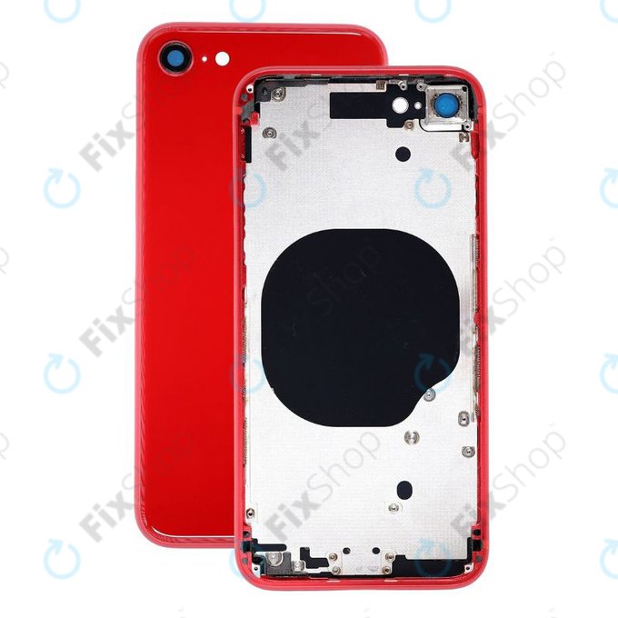 Заден калъф за iPhone SE (2nd Gen 2020), червен, Red