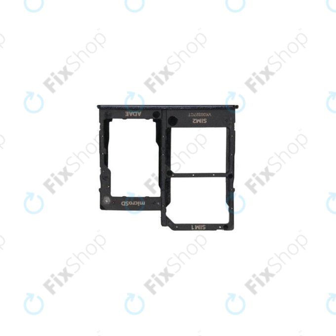 SIM/SD държач за Samsung A41 A415F, GH98-45275A, Prism Crush Black, Genuine Service Pack