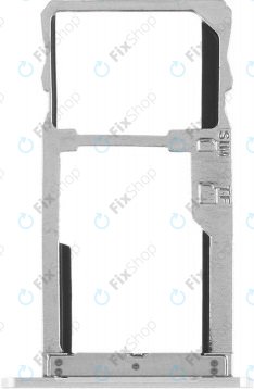 SIM държач за Lenovo K6 Note K53a48, Сребро, Silver