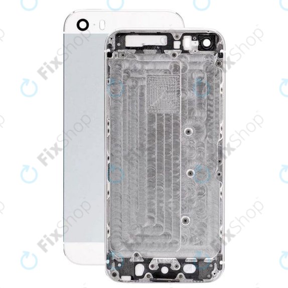 Заден калъф за iPhone SE, Сребро, Silver