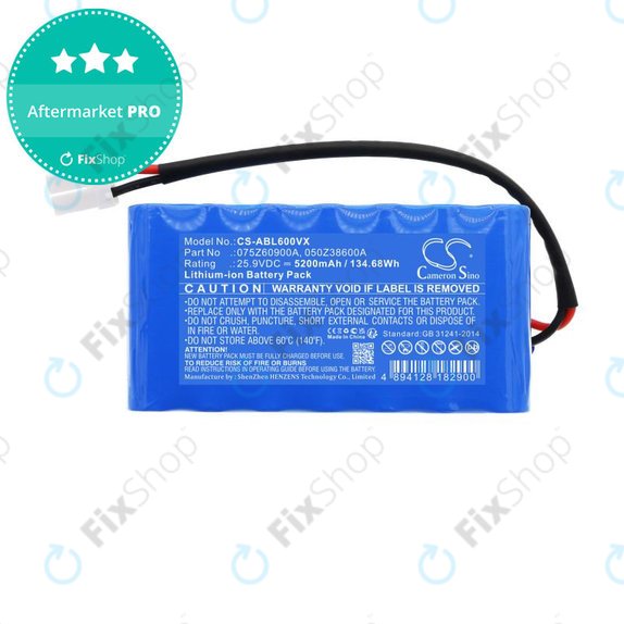 Батерия за Wiper i130S, Ambrogio Twenty Elite, 5200mAh, Li-Ion, 25.9V, 075Z60900A, HQ