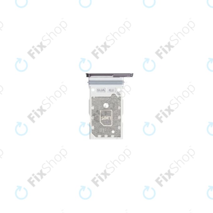 SIM държач за Samsung S22 S901B, S22 Plus S906B, GH98-47086A, Phantom Black, Genuine Service Pack