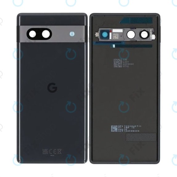 Заден капак за Google Pixel 7a, Charcoal, G949-00387-00, Genuine Service Pack