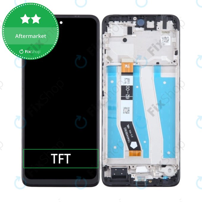 дисплей за Motorola Moto G14, Тъчскрийн и рамка, Steel Gray, TFT