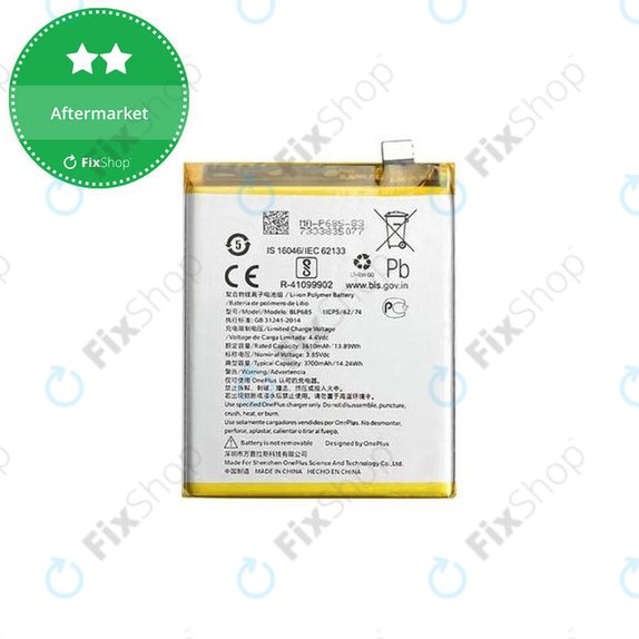 Батерия за OnePlus 6T, OnePlus 7, BLP685, 3700mAh