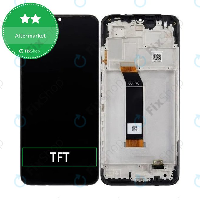 дисплей за Xiaomi Poco M4 5G 22041219PG, Тъчскрийн и рамка, 560005L19P00, Power Black, Genuine Service Pack