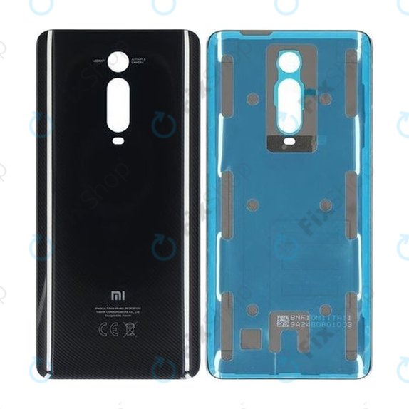 Капак на батерията за Xiaomi Mi 9T, 9T Pro, Carbon Black