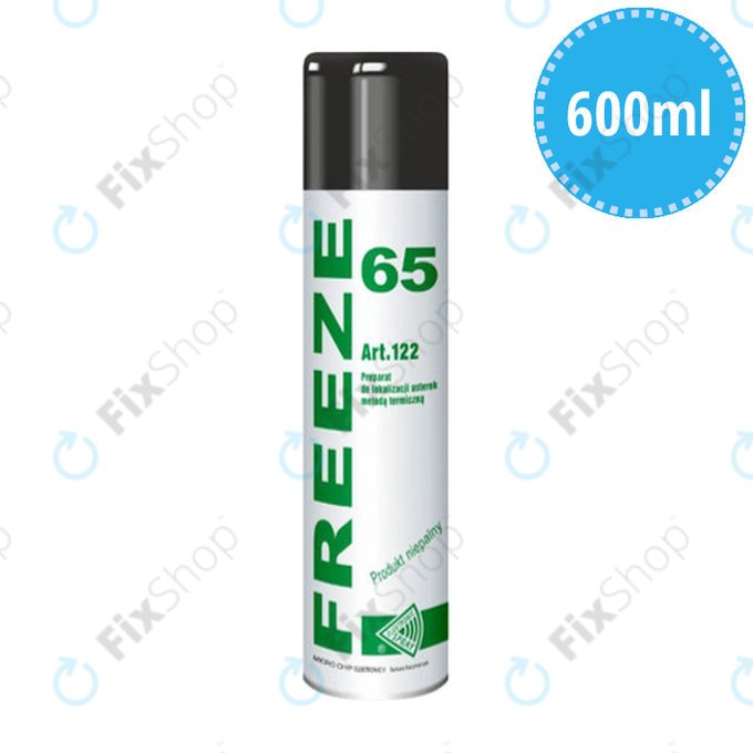 Охлаждащ спрей -55°C (Незапалим, Непроводим) – 600ml, Freeze 65