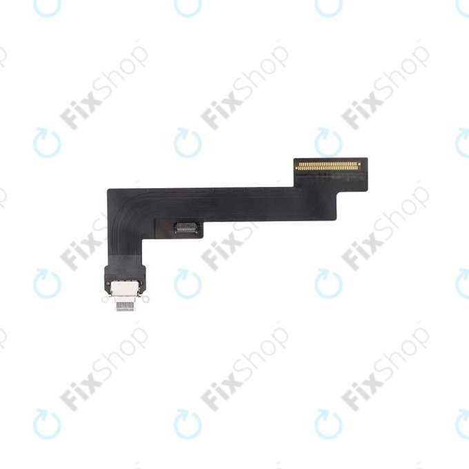 Конектор за зареждане c гъвкав кабел за Apple iPad Air (4th Gen 2020), WiFi Version, черен, Black