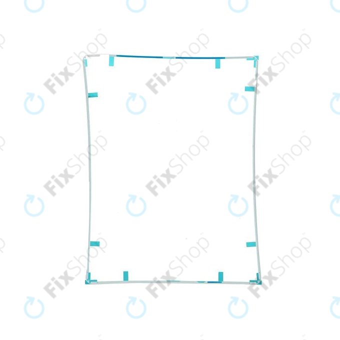Пластмасова рамка под тъчскрийна за Apple iPad 2, бял, White