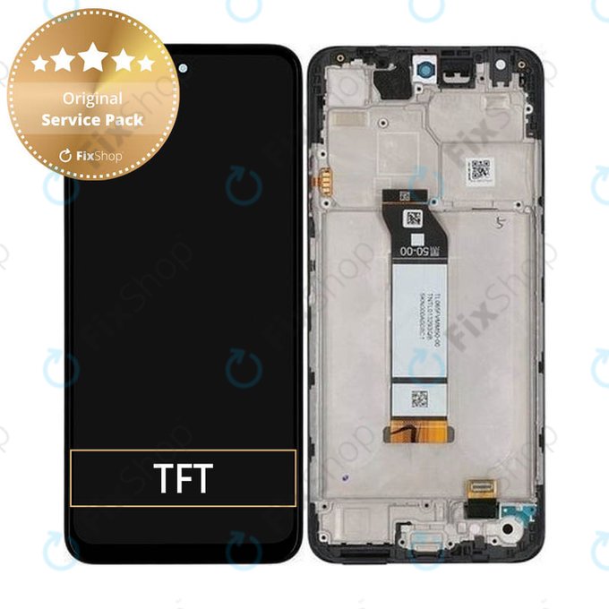 дисплей за Xiaomi Redmi Note 10 5G, Тъчскрийн и рамка, 5600020K1900, Graphite Gray, Genuine Service Pack