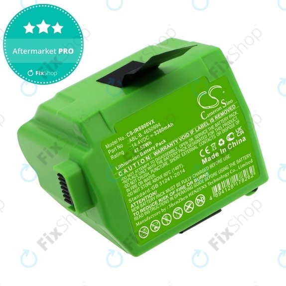 Батерия за iRobot Roomba S9, S9+, ABL-B, 4650994, Li-Ion 14.4V 3300mAh, HQ
