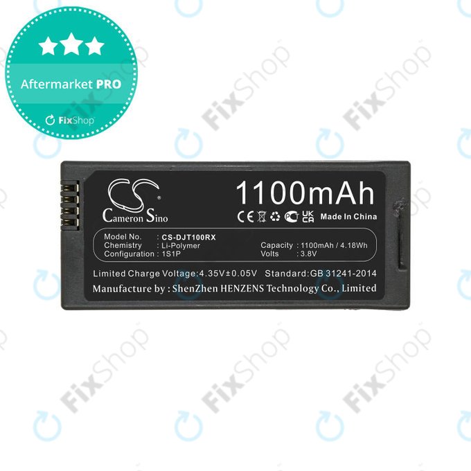 Батерия за DJI Tello, 1100mAh, Li-Pol, 3.8V, T01, HQ
