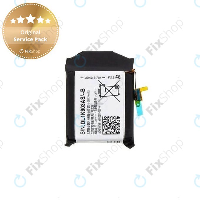 батерия за Samsung Gear S3 Frontier R760, R765, Classic R770, EB-BR760ABE 380mAh, GH43-04699A, Genuine Service Pack