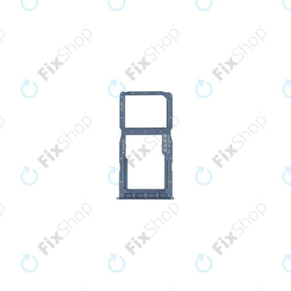 SIM/SD държач за Huawei P30 Lite, 51661LWN, 51661NAN, Peacock Blue, Genuine Service Pack