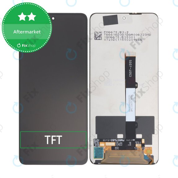 дисплей за Xiaomi Redmi Note 9 Pro 5G M2007J17C, Тъчскрийн без рамка, TFT