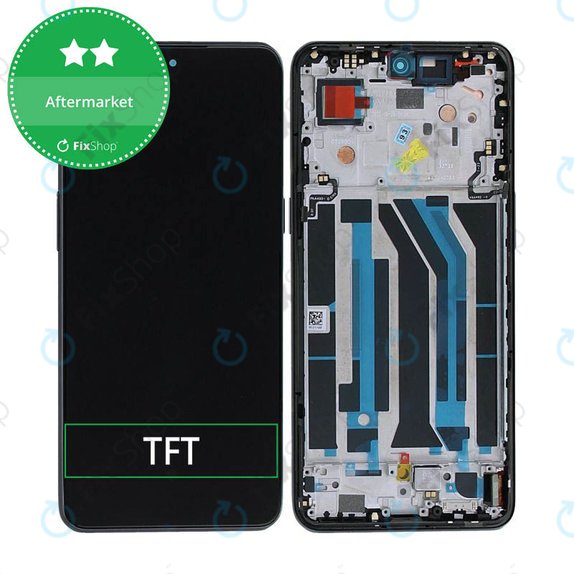 дисплей за OnePlus 10T, Тъчскрийн и рамка, черен, Black, TFT